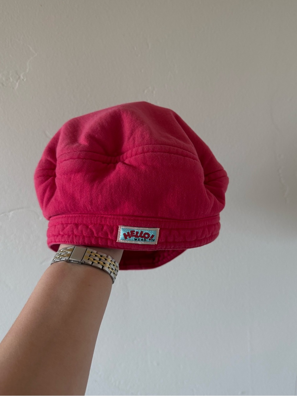 Vintage Hello by chums Hot Pink Cap